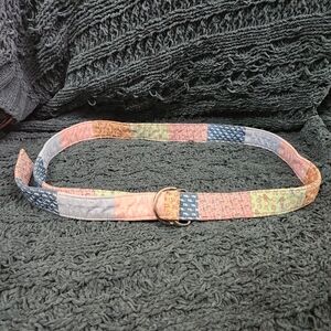 Vineyard Vines 100% Patchwork Womens Belt- Size XL